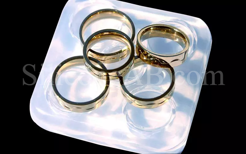 ring model transparent silicone mold