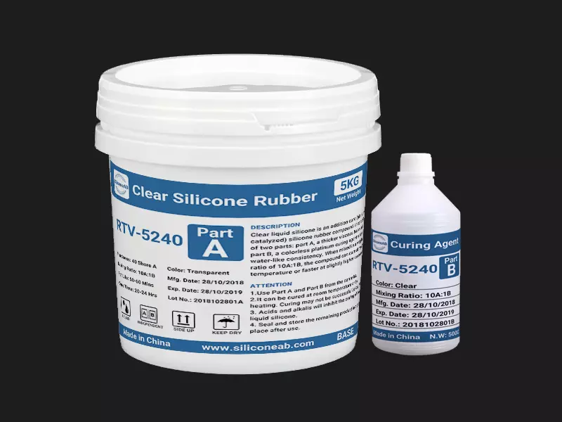 clear silicone rubber