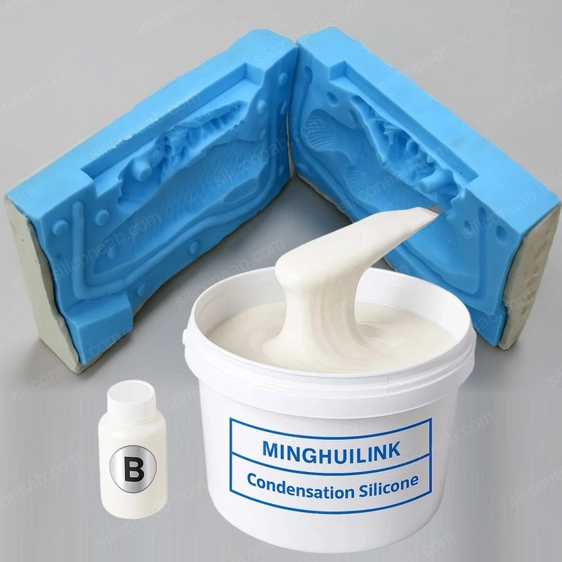 iki parçalı kalıp yapımı için kondensasyon tipi silikon