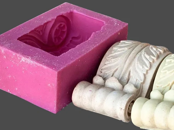 molde de silicona para ménsula de yeso