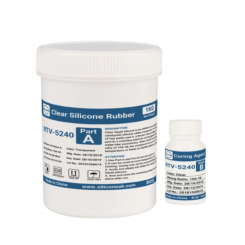 RTV-5240 silicona liquida transparente