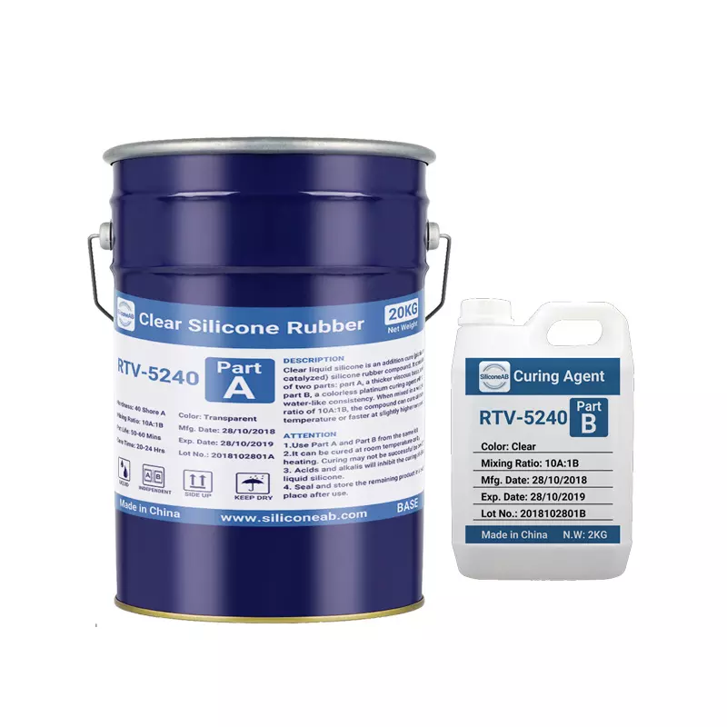 RTV-5240 silicona liquida transparente