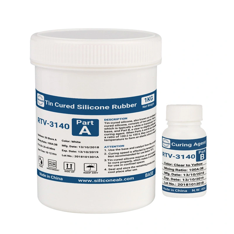 RTV-3140 white tin cure silicone