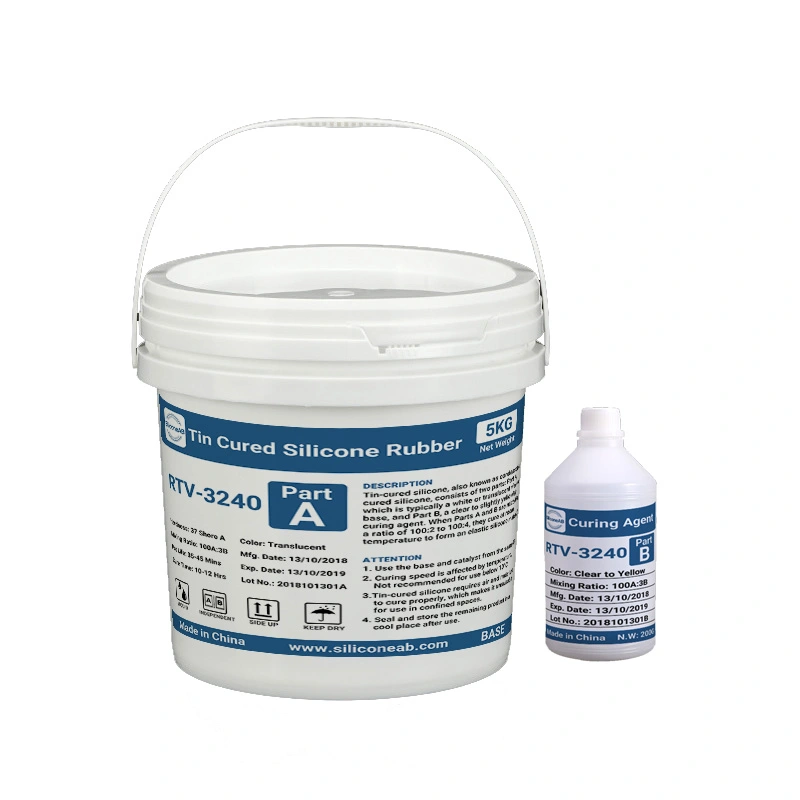 RTV-3240 translucent tin cure silicone rubber