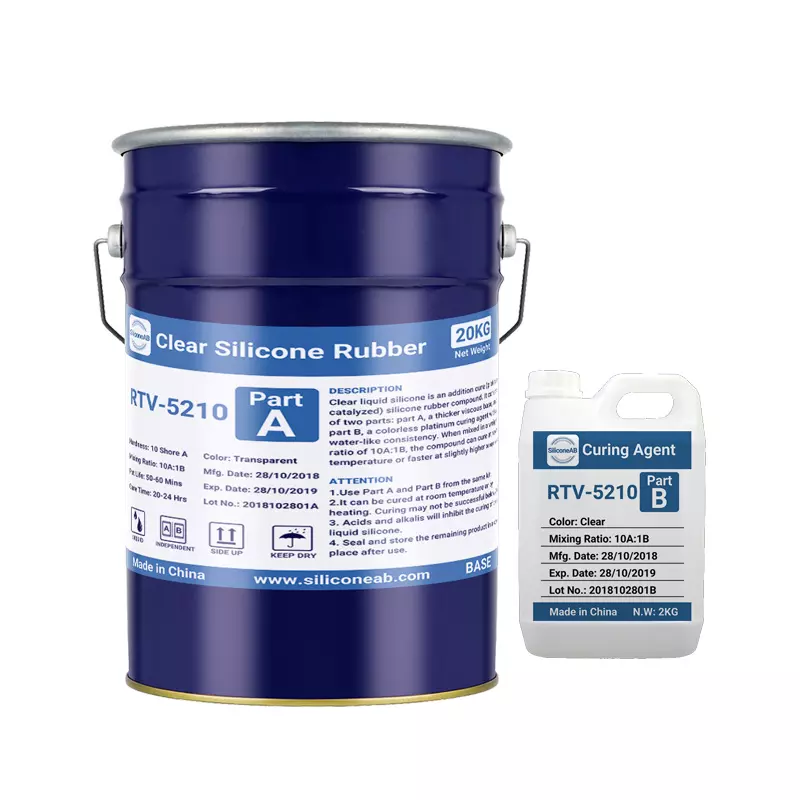 RTV-5210 silicona transparente 