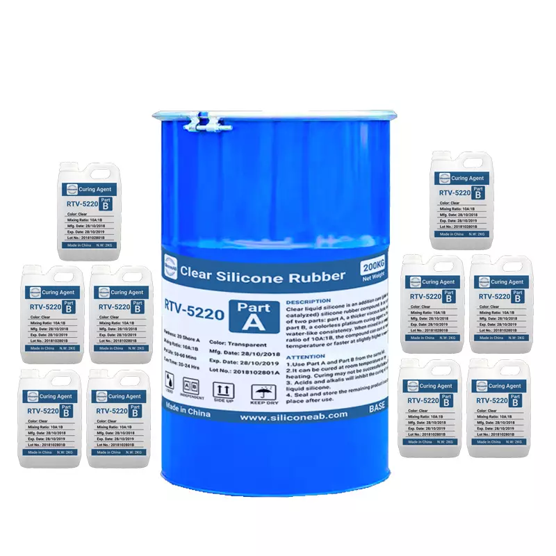 RTV-5210 silicona liquida transparente 