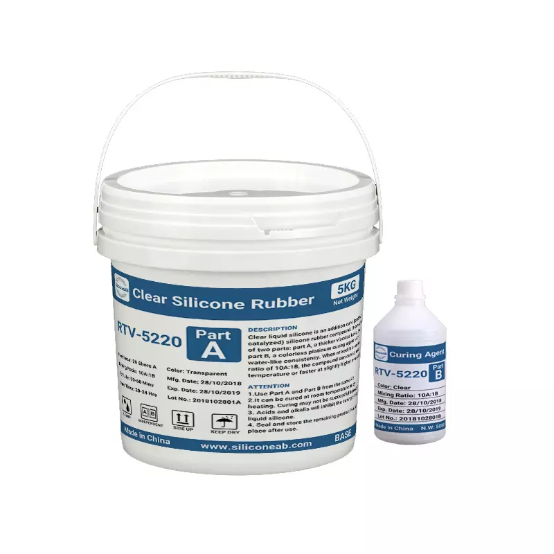 RTV-5220 silicona transparente 