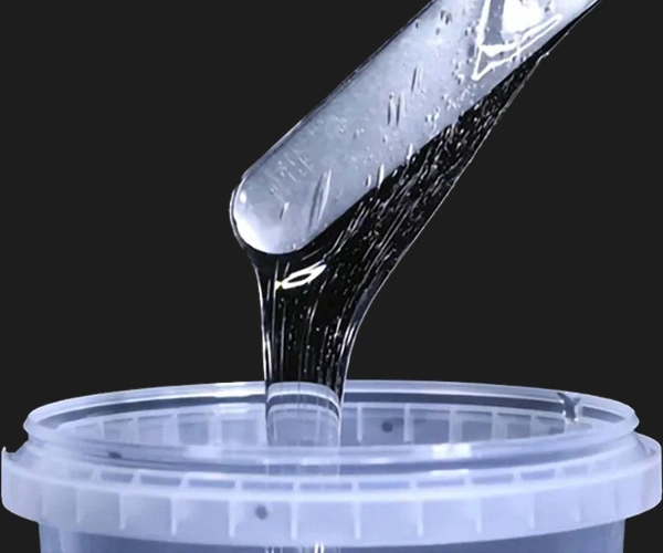 silicona líquida transparente