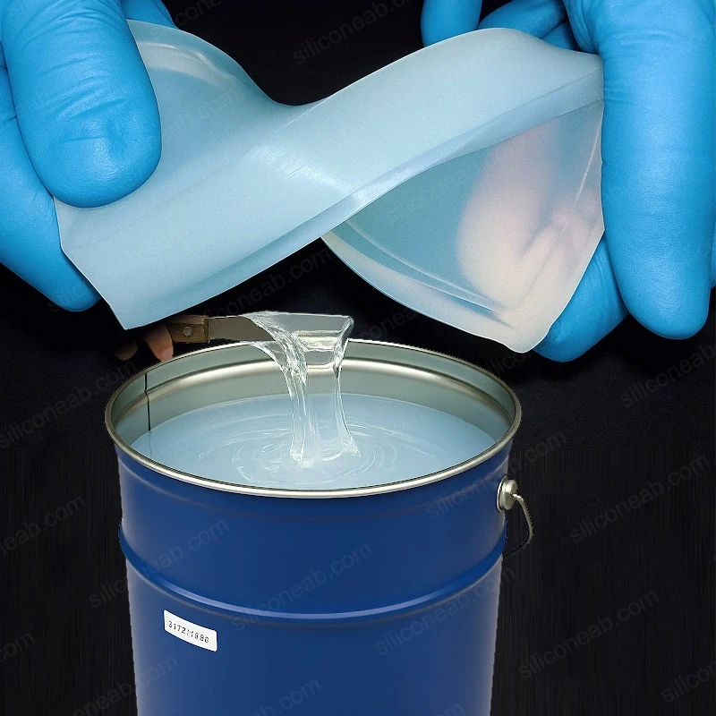 kalıp yapımı için şeffaf silikon