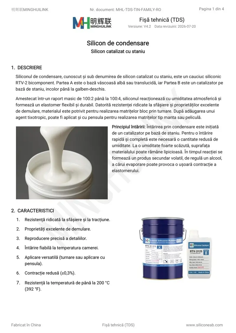 tds silicon de condensare
