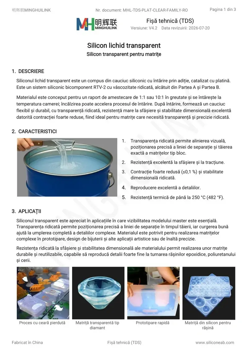 tds silicon transparent