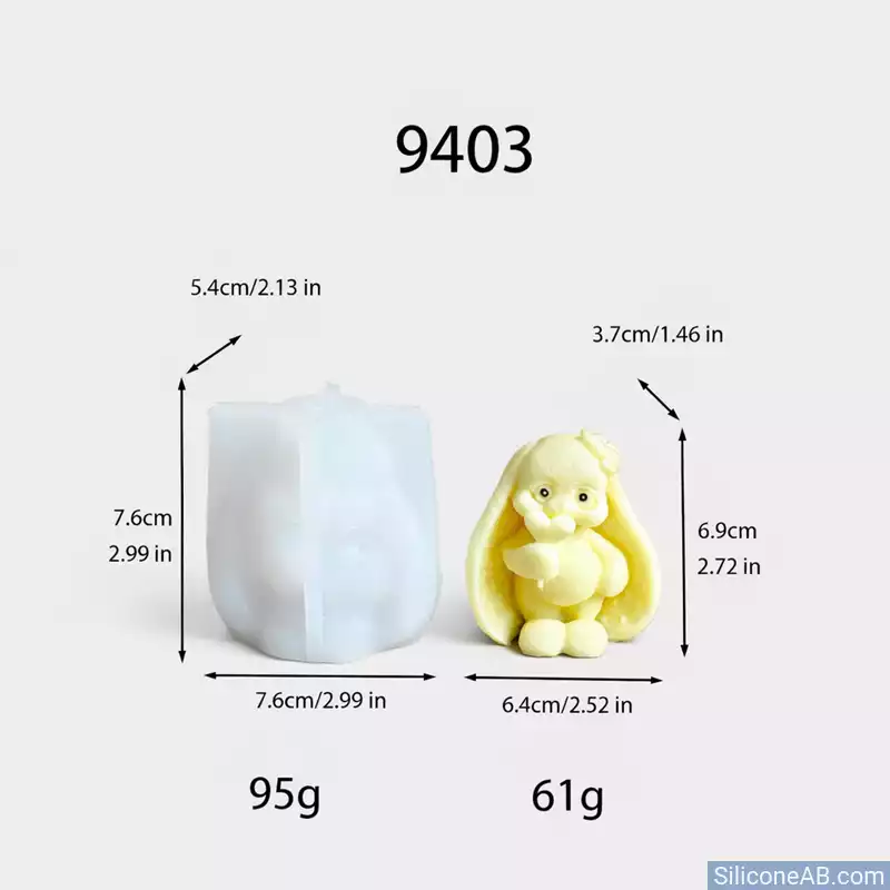 Duck Candle Mold – Cute Animal Silicone Mold for Candle Making