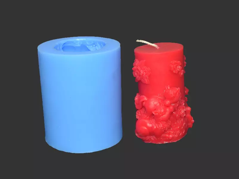 molde de silicona para velas