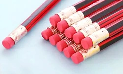 pencil erasers