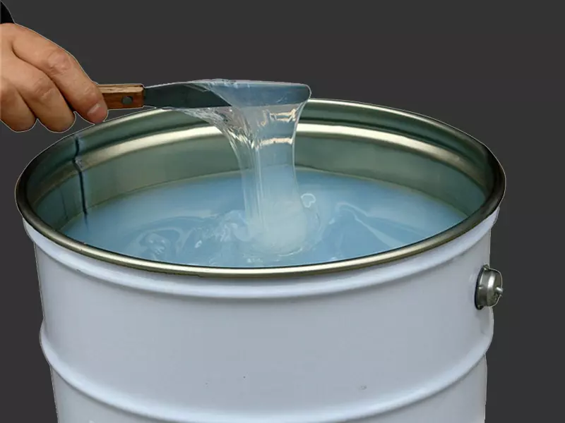 silicona líquida transparente