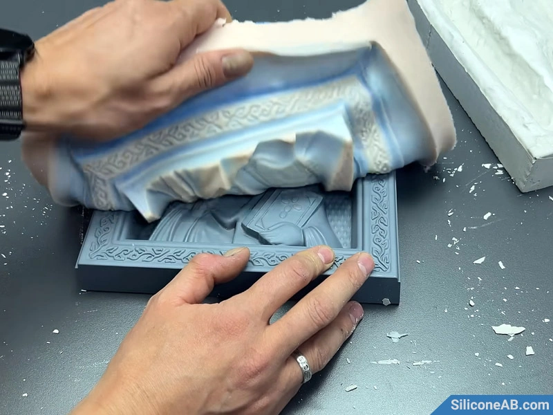 How to Make Silicone Molds from 3D Printed Models for Casting Plaster Statues