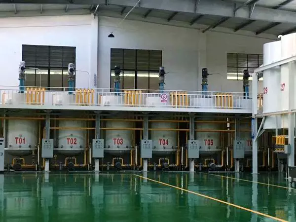 silicone reactor area