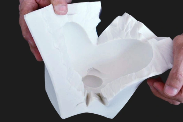 molde de silicona blanco