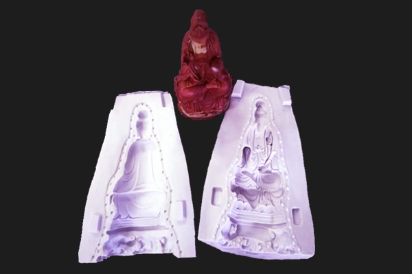 molde de silicona para estatuas de buda