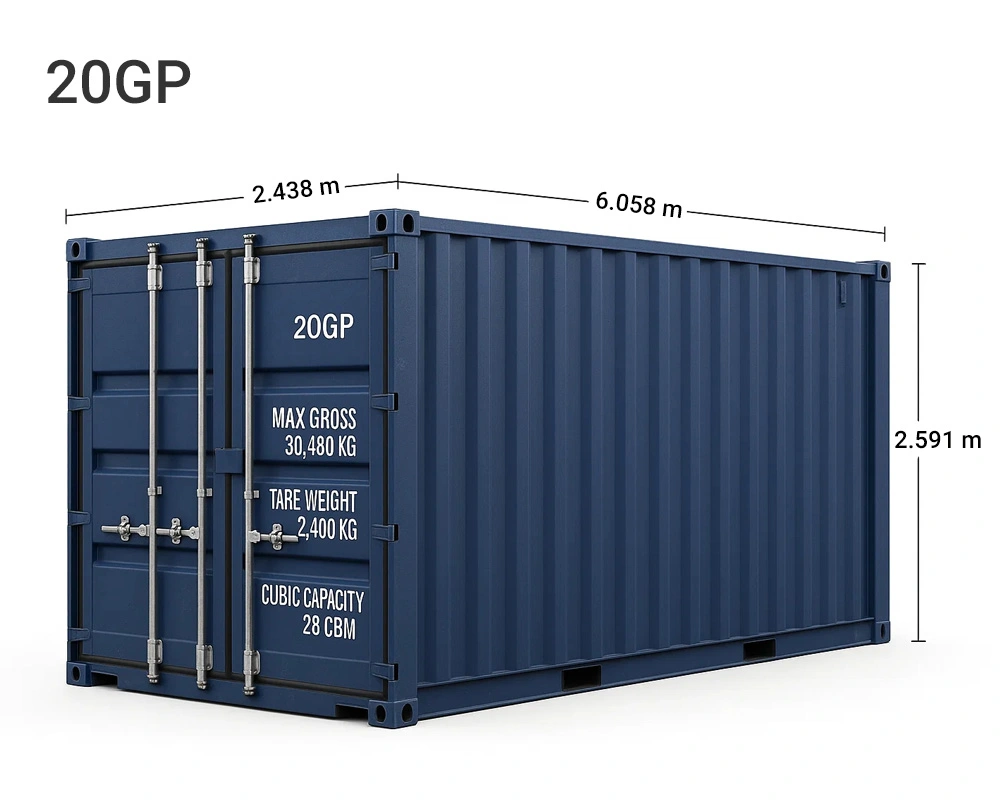 20GP container