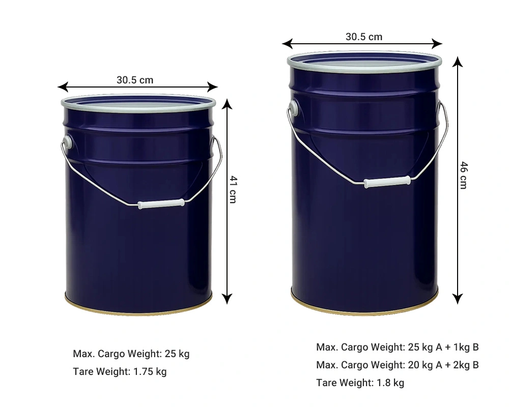 25kg Metal Drum
