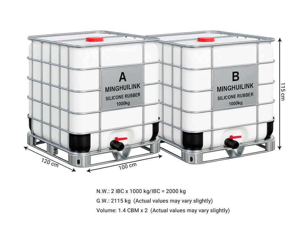 1000KG/IBC - 2 IBCs - 2000kg