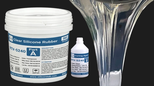 clear silicone material