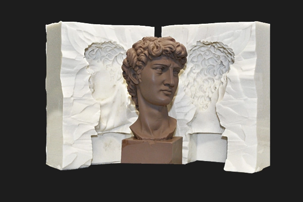 molde de silicona para estatuas