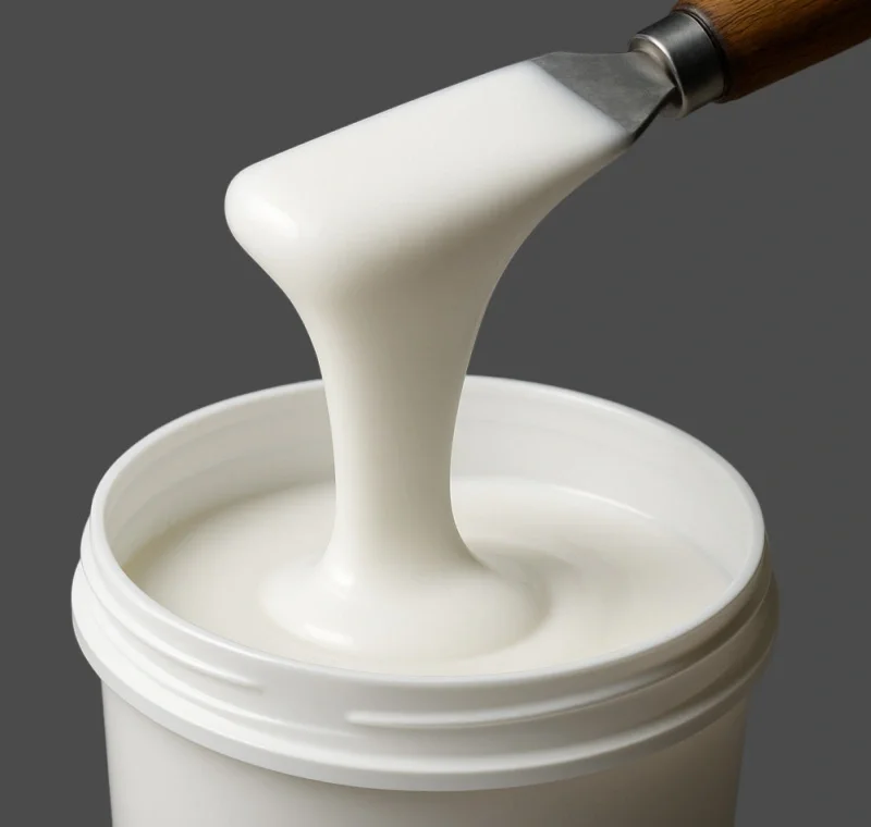 silicone thiếc màu trắng