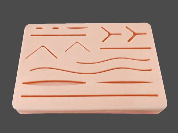 tampon de suture en silicone pour formation